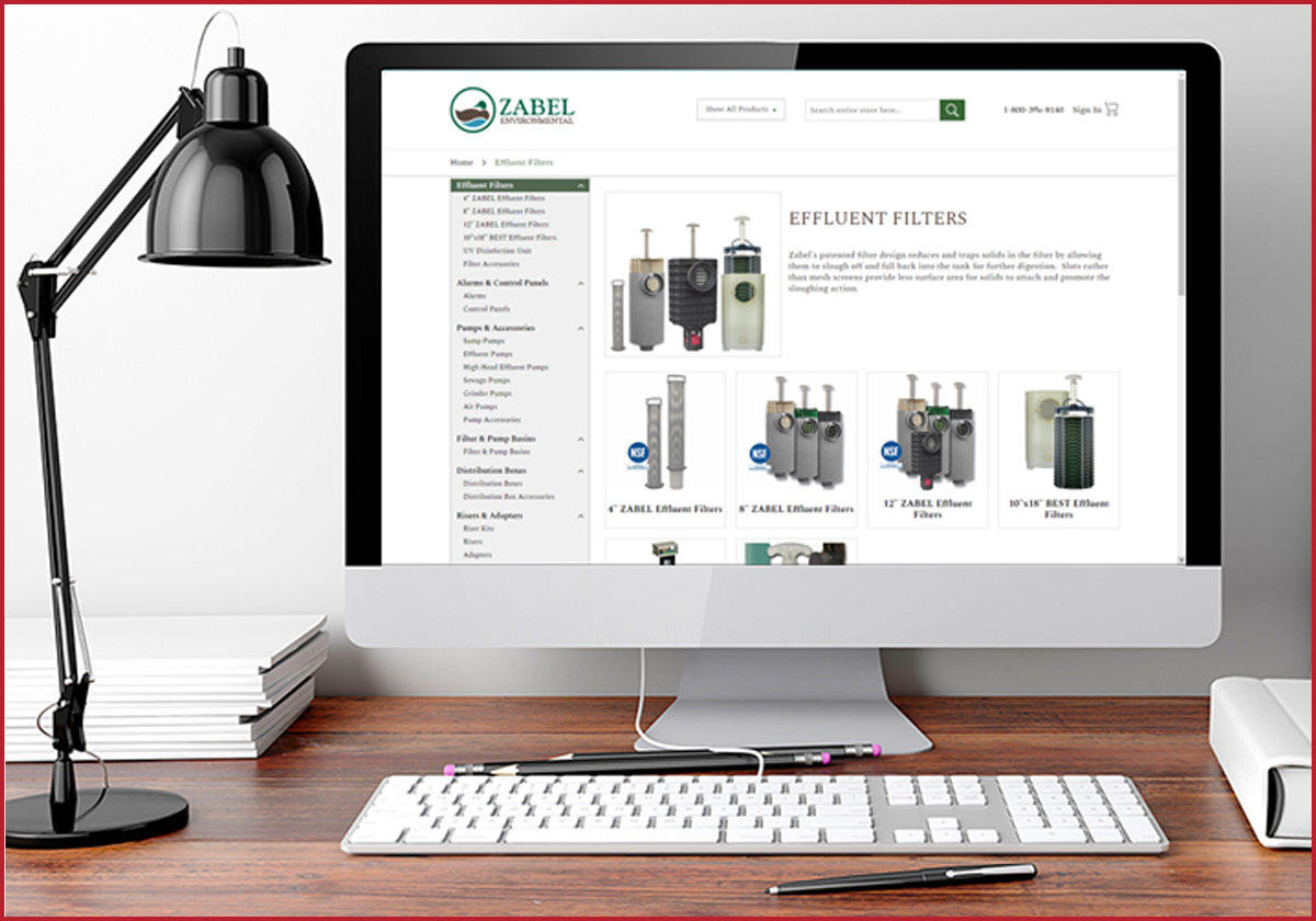 Zabel Environmental website and logo project thumbnail